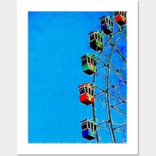 ferris wheel Posters and Art